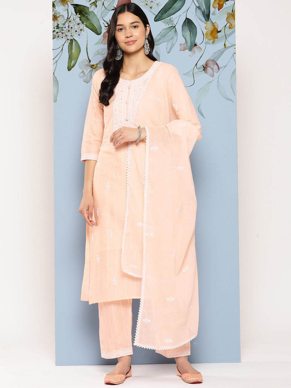 Sequinned-Cotton-Kurta-Dupatta-Set-1261SKDPC