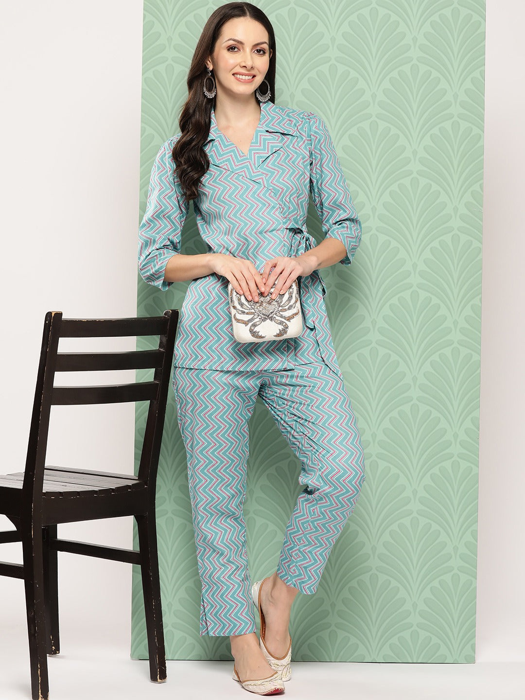 Printed-Pure-Cotton-Top-With-Trousers-1464CRDTB