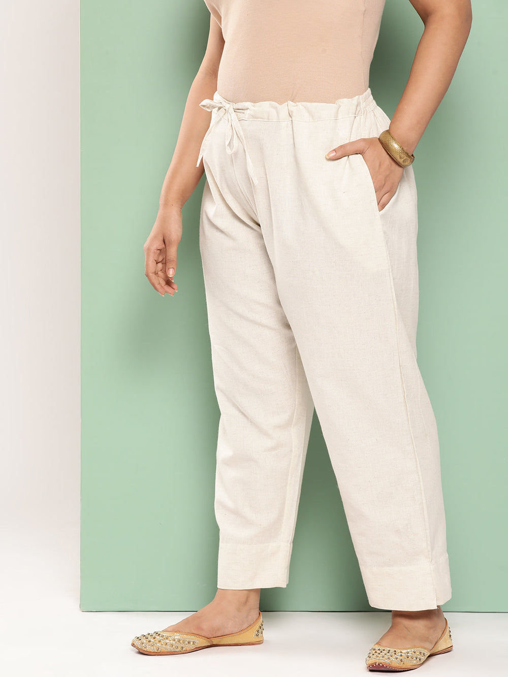 Norma-Slim-Fit-Pure-Cotton-Ethnic-Trousers-4206PPNTCR
