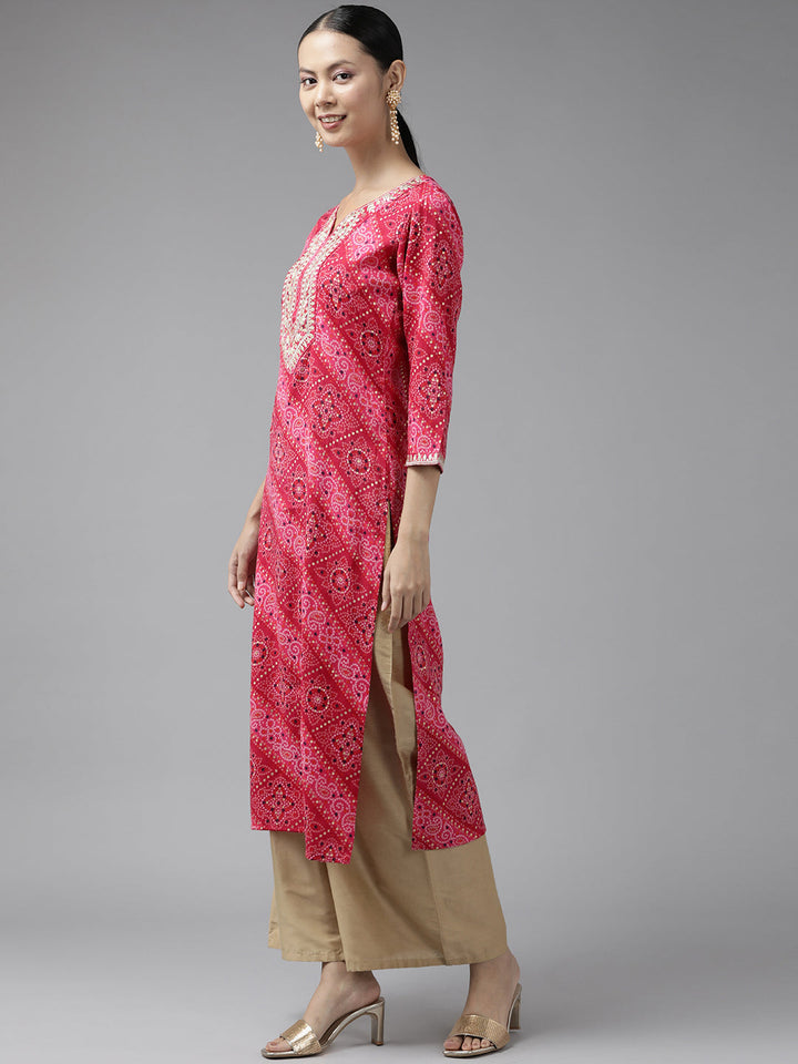 Pink-Printed-Kurta