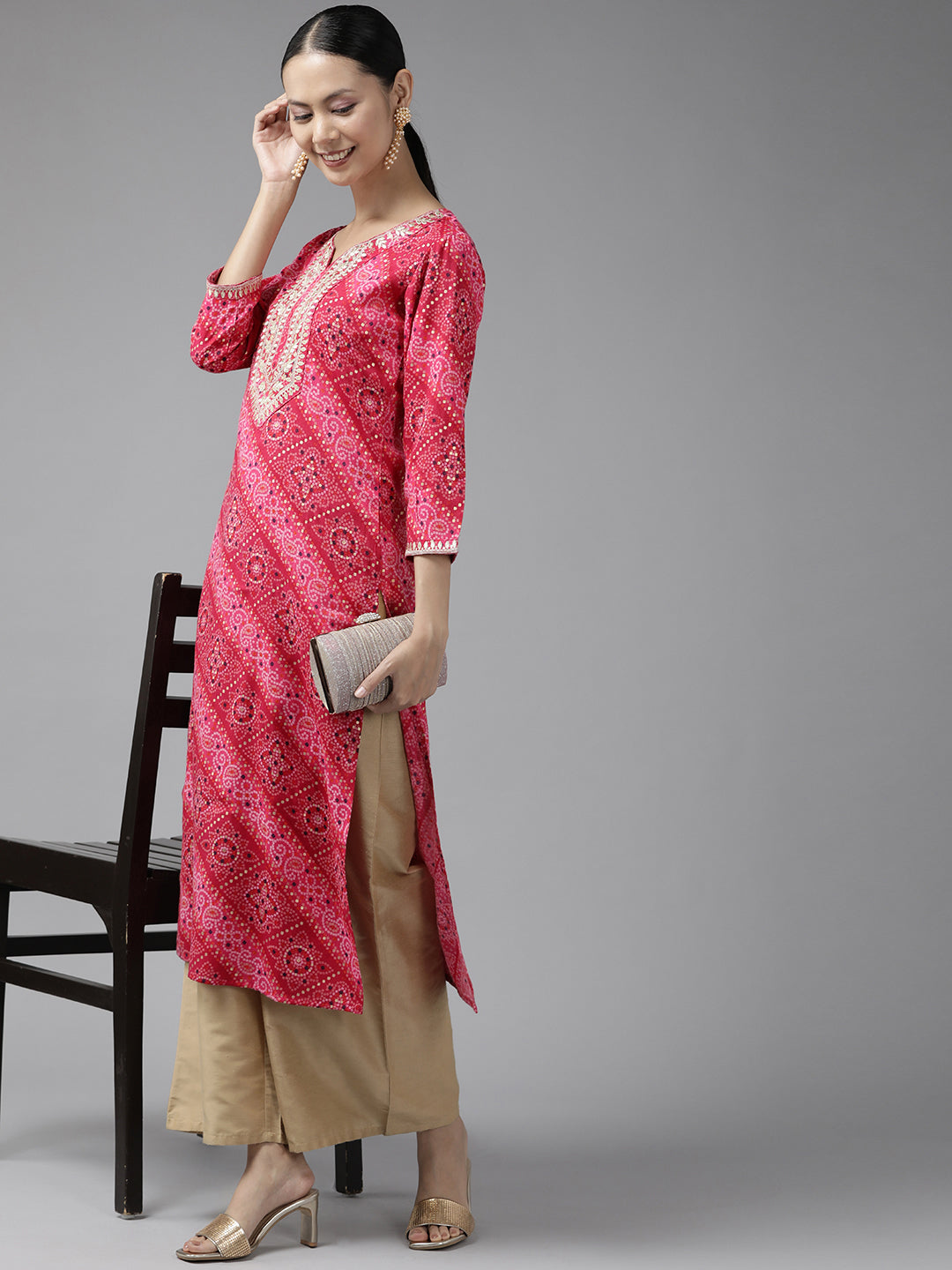 Pink-Printed-Kurta