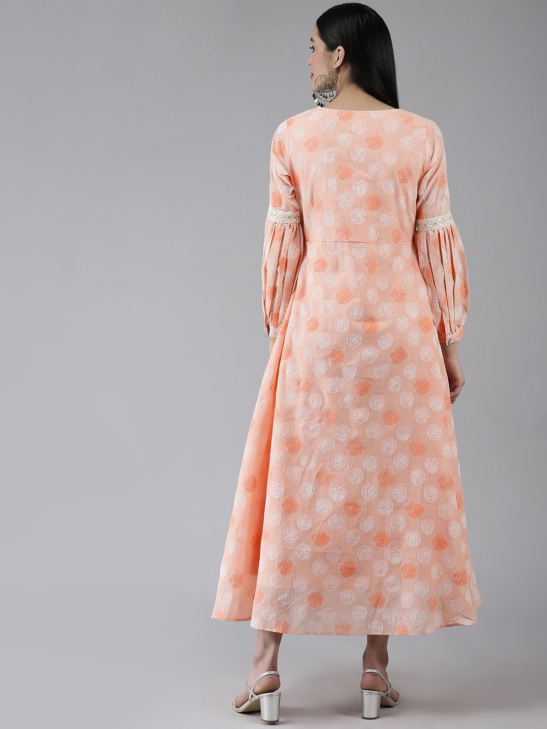 Peach Maxi Dress