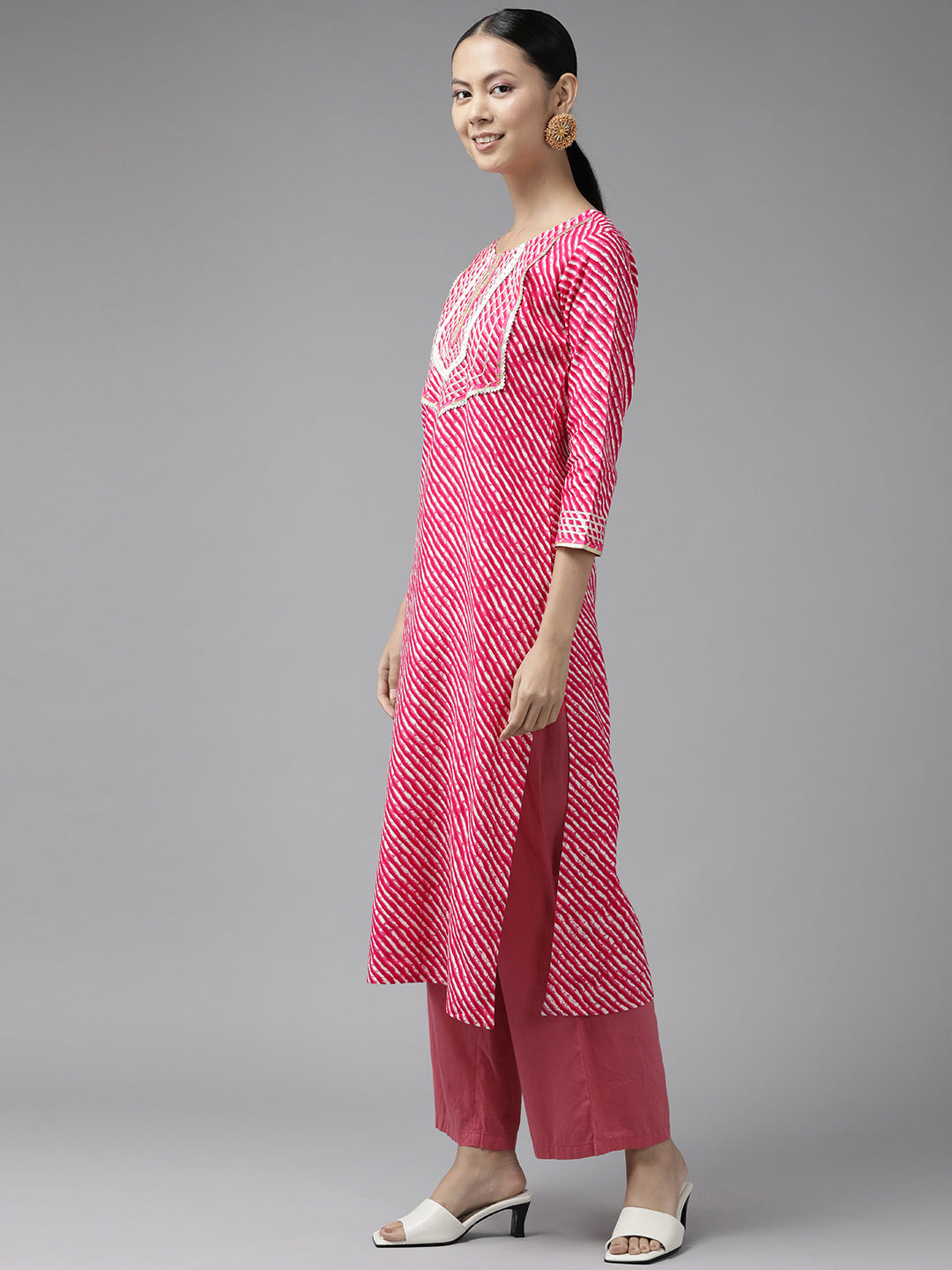 Pink-Printed-Kurta