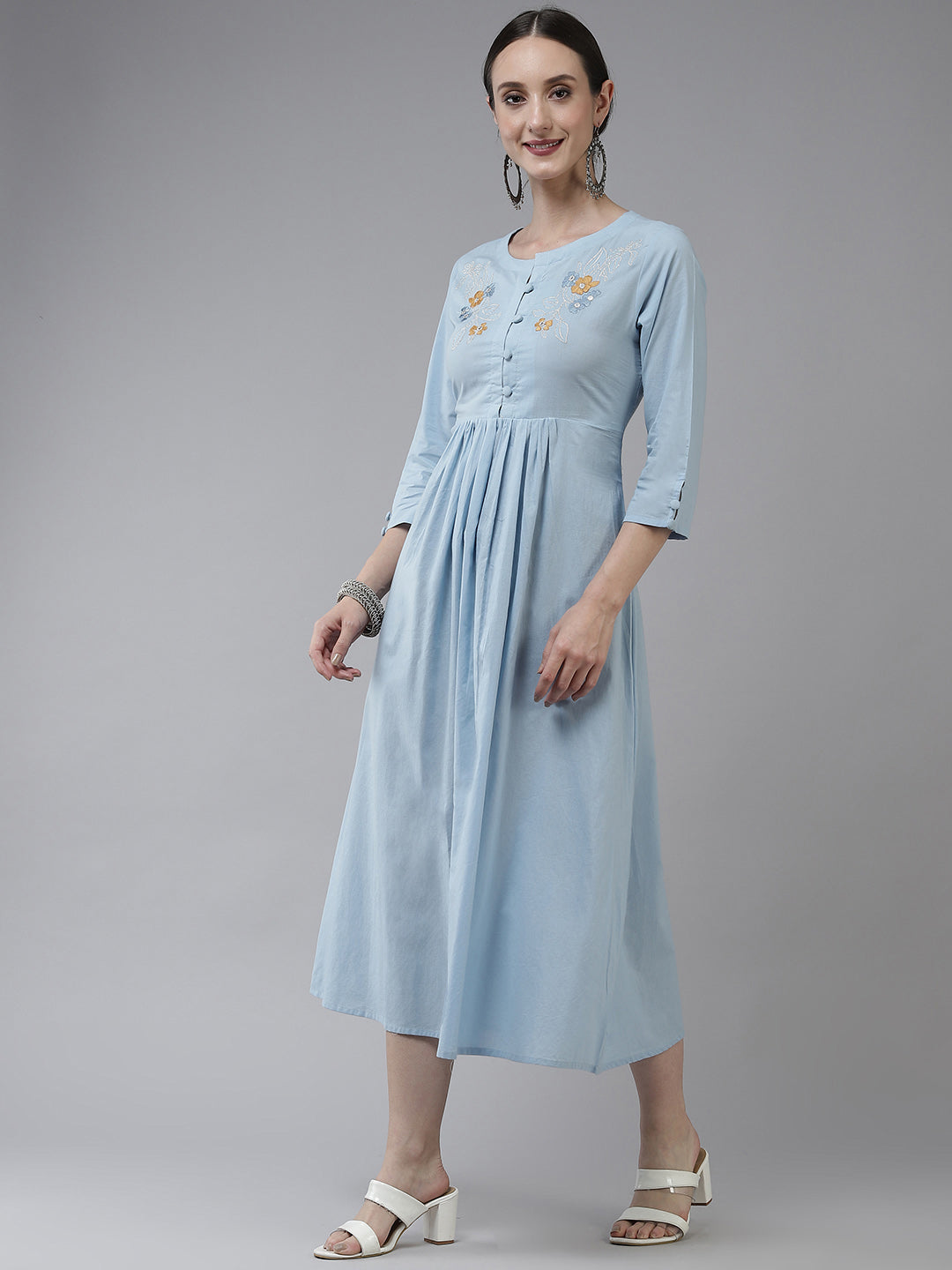 Blue-Ethnic-Midi-Dress-9784DRSBL