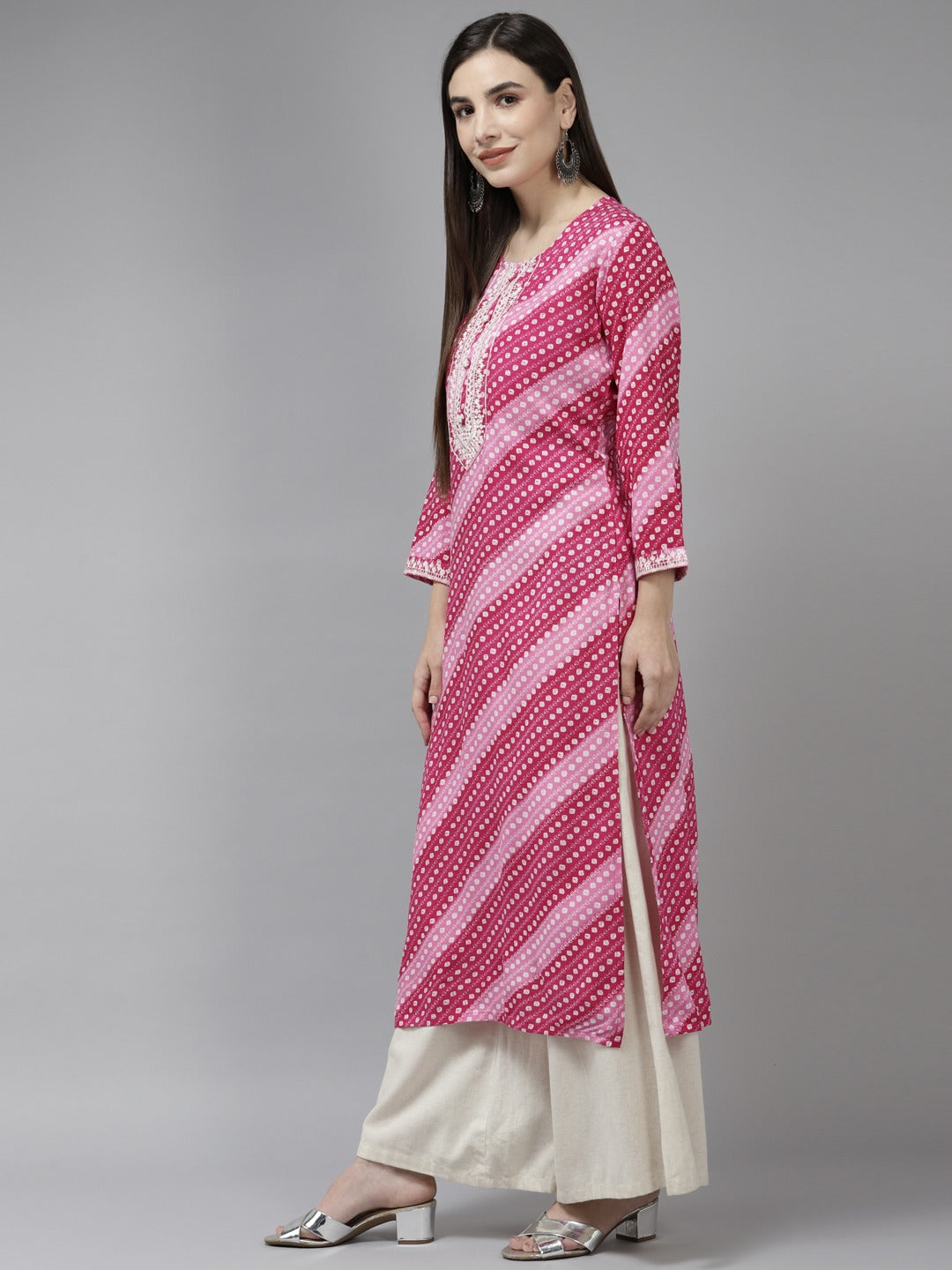 Pink-Embroidered-Viscose-Rayon-Kurta