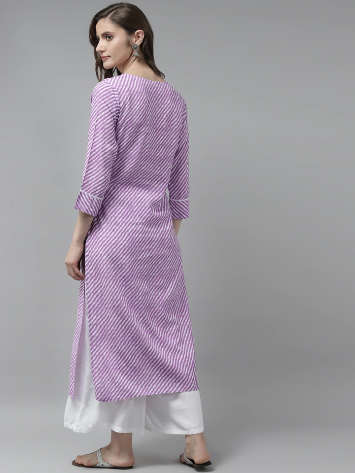 Lavender-Printed-Viscose-Rayon-Kurta