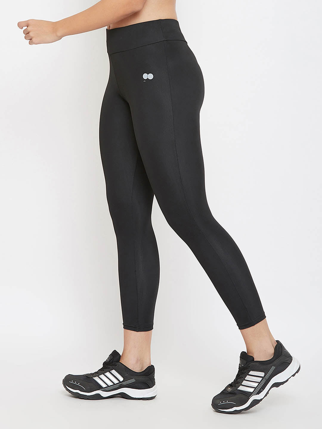 Activewear Ankle Length Tights In Black