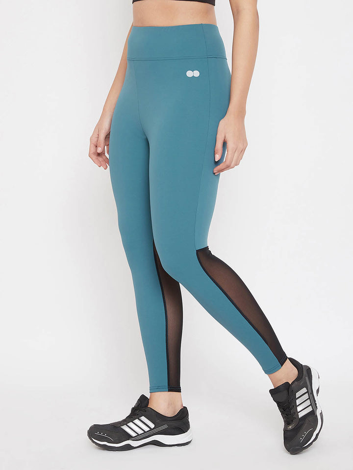 Active Ankle-Length Tights In Blue