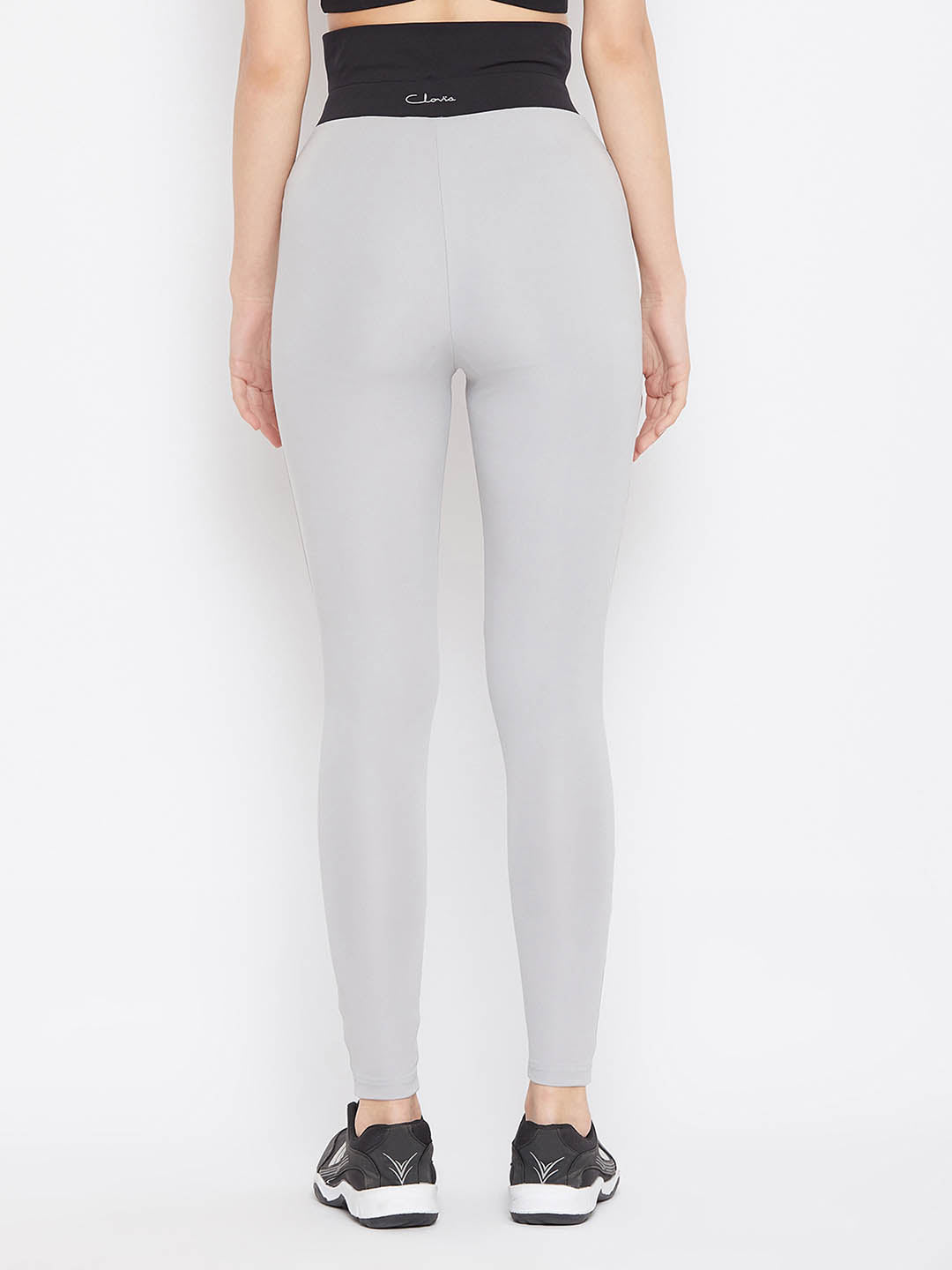 Activewear Ankle Length Tights In Grey