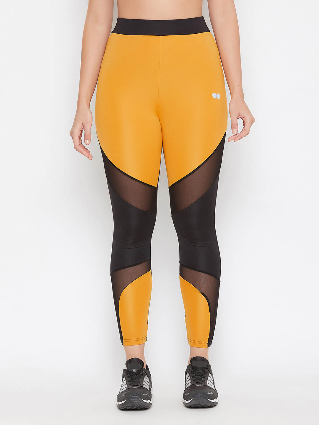 Active Ankle-Length Tights In Mustard