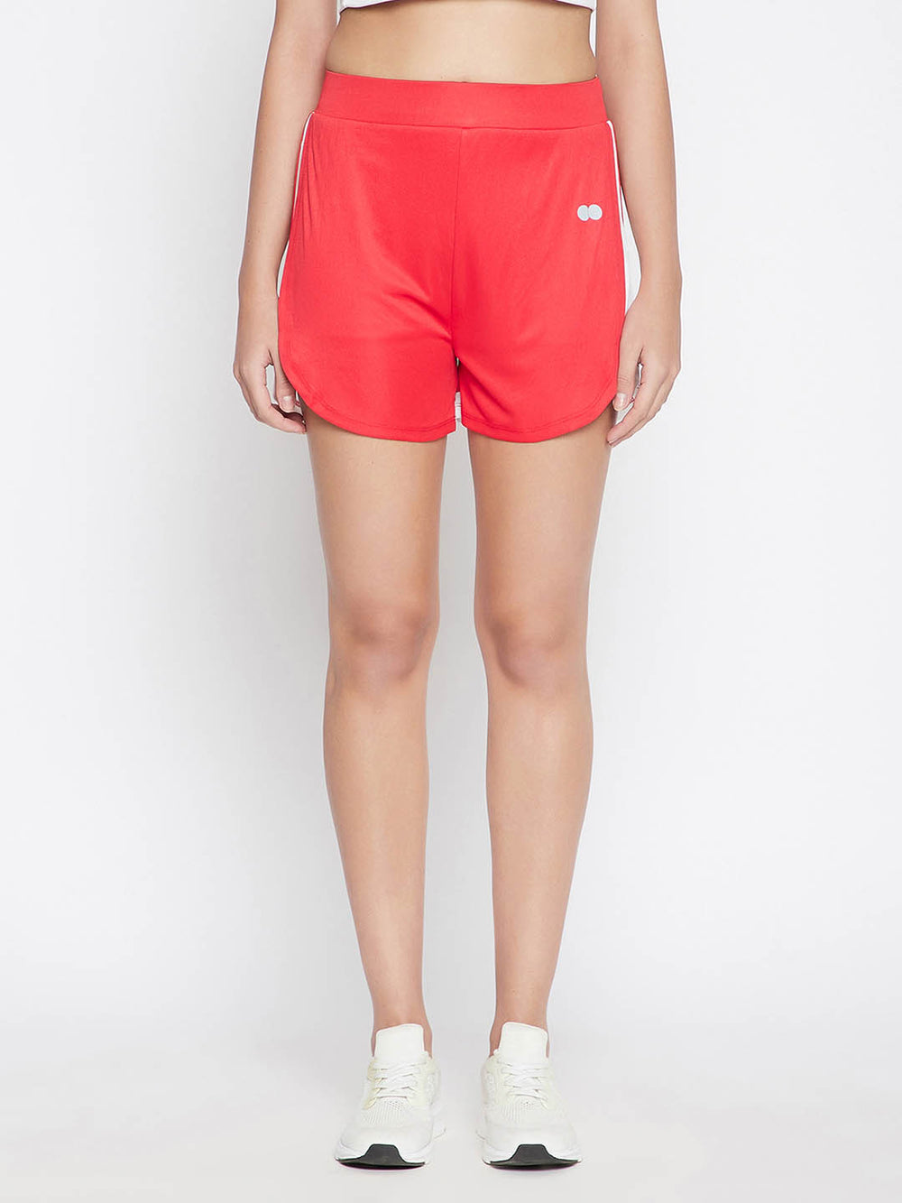 Comfort-Fit Active Dolphin Shorts In Red