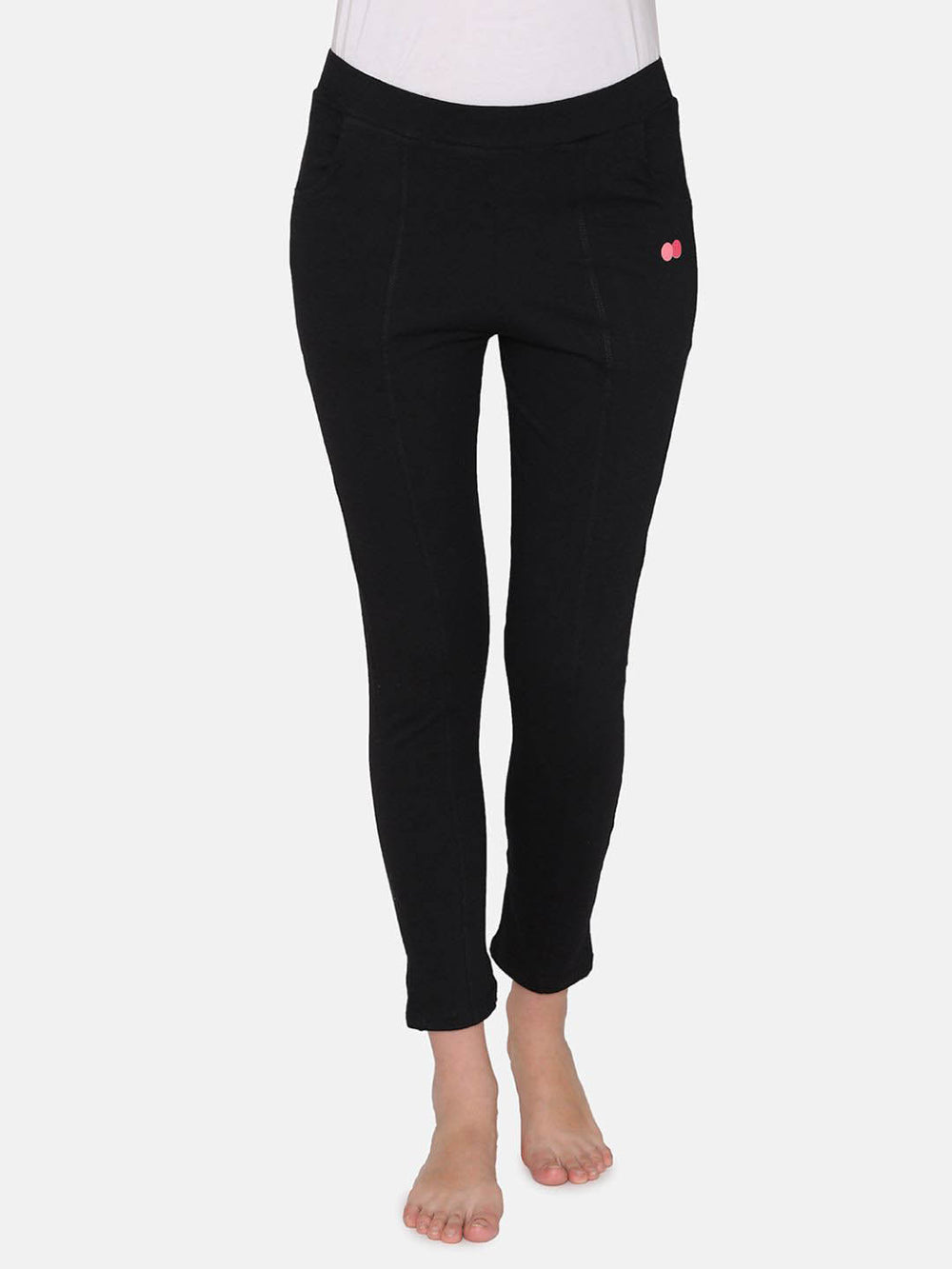Gym/Sports Activewear Track Pants In Black