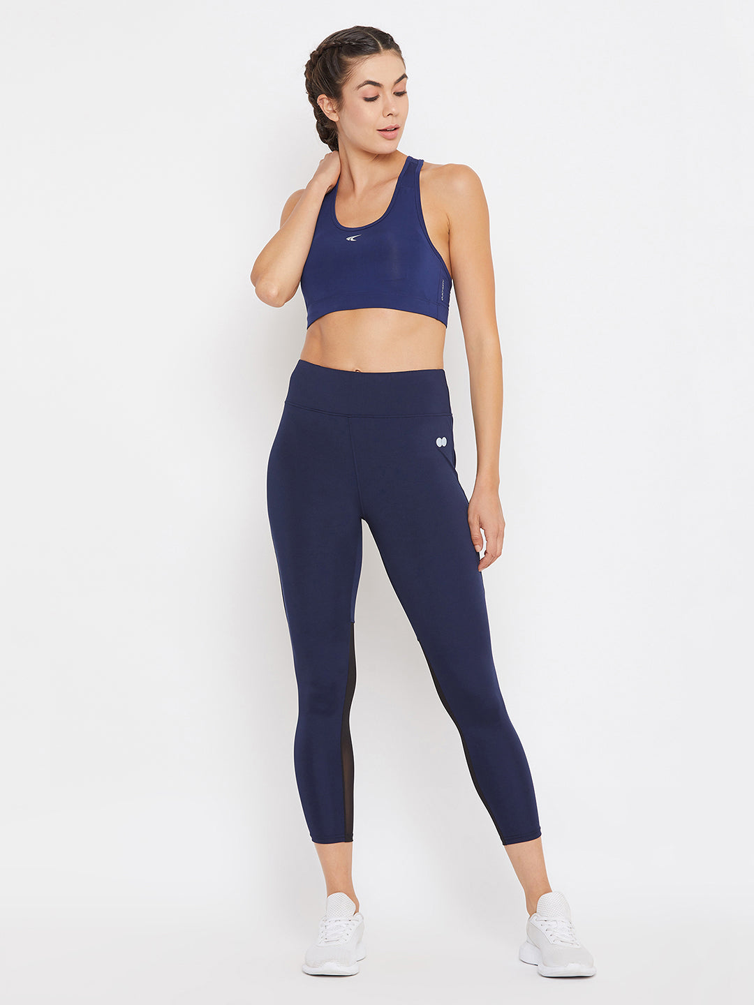 Activewear Ankle Length Tights In Navy