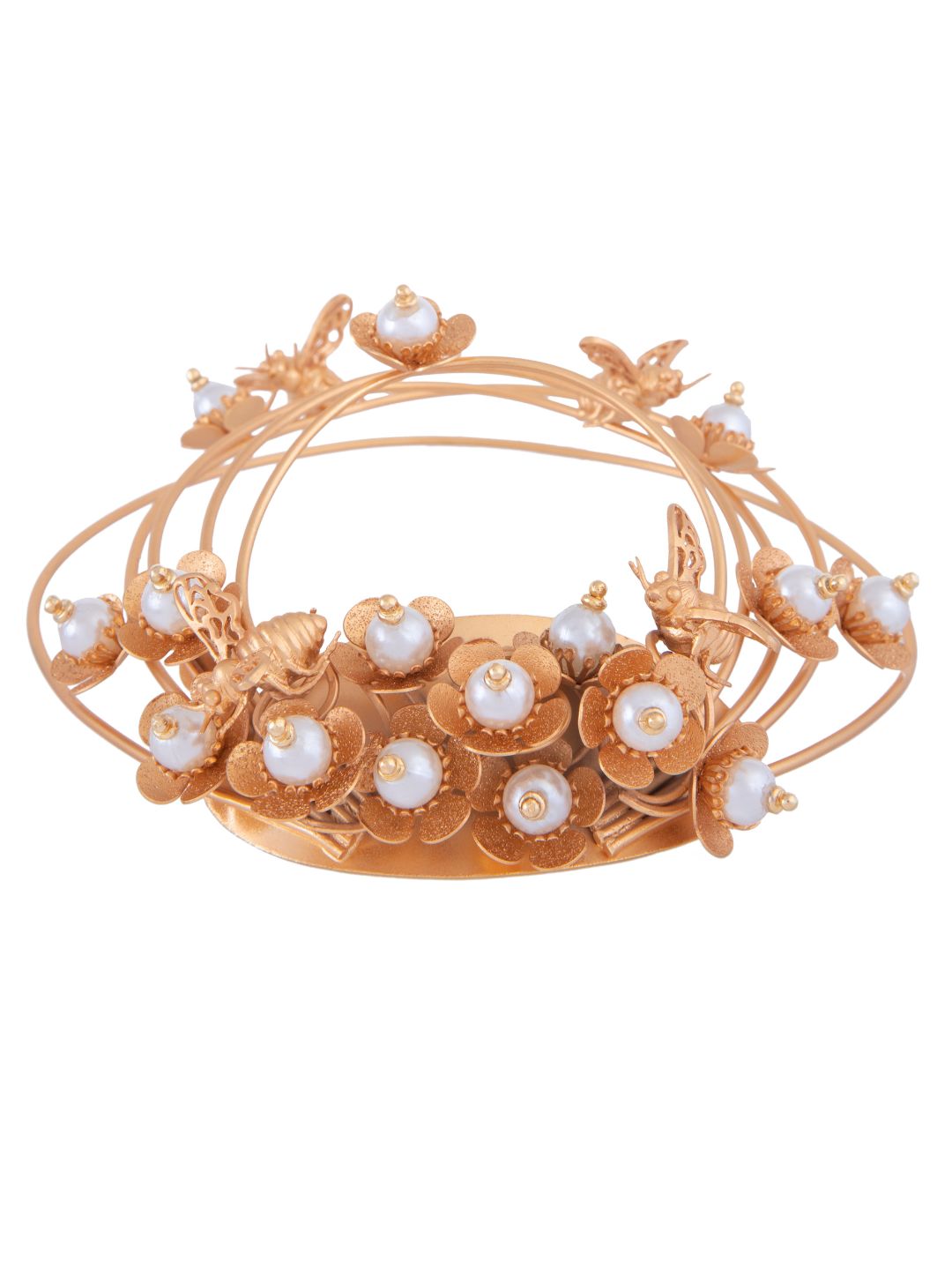 Aristrocrat 20 KT Gold Plated Shoulder Brooch