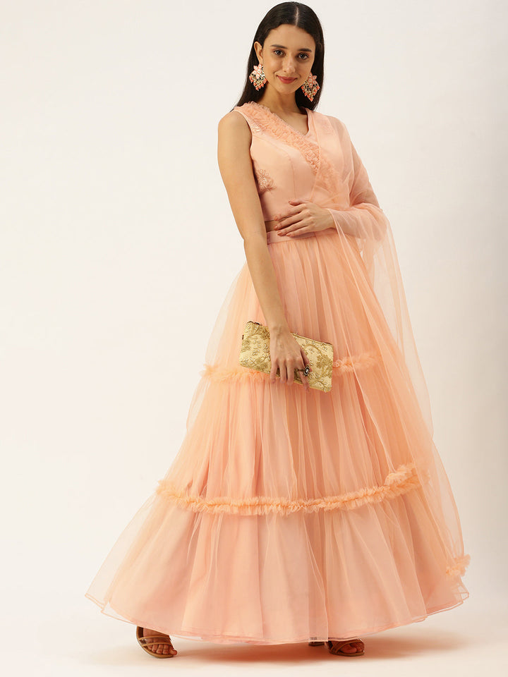 Baby-Pink-Organza-Embroidered-Lehenga-Set