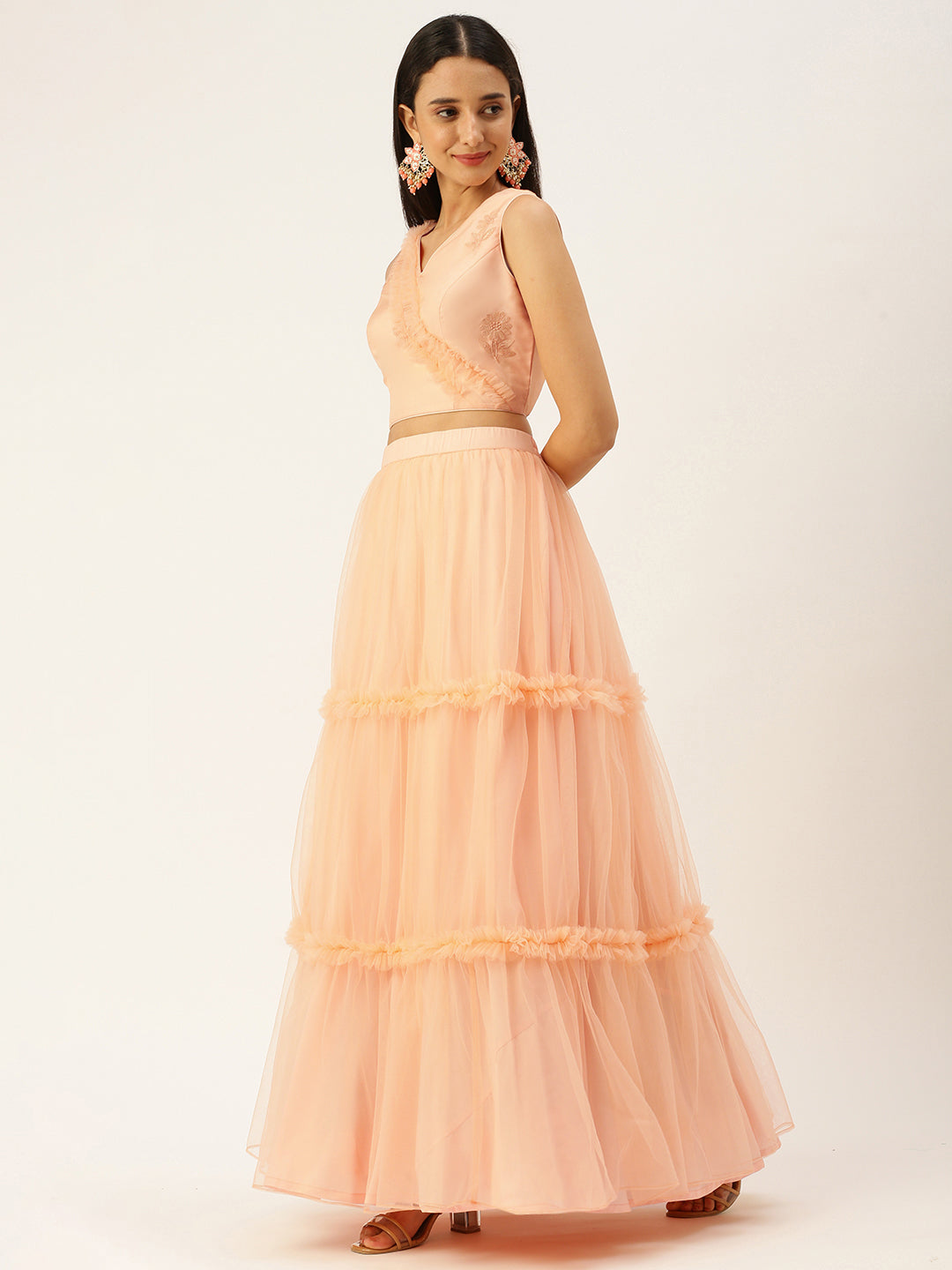 Baby-Pink-Organza-Embroidered-Lehenga-Set