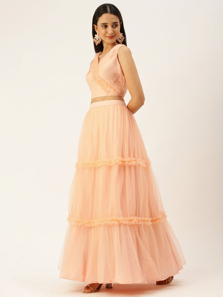 Baby-Pink-Organza-Embroidered-Lehenga-Set