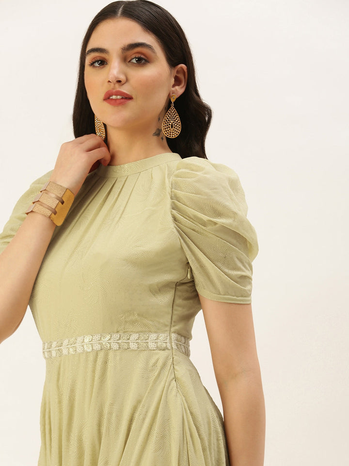 Beige-Georgette-Foil-Printed-Gown