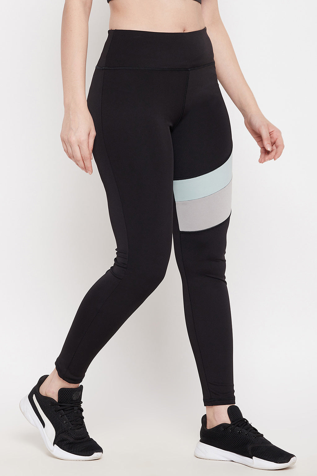 Black Snug-Fit High-Rise Active Tights