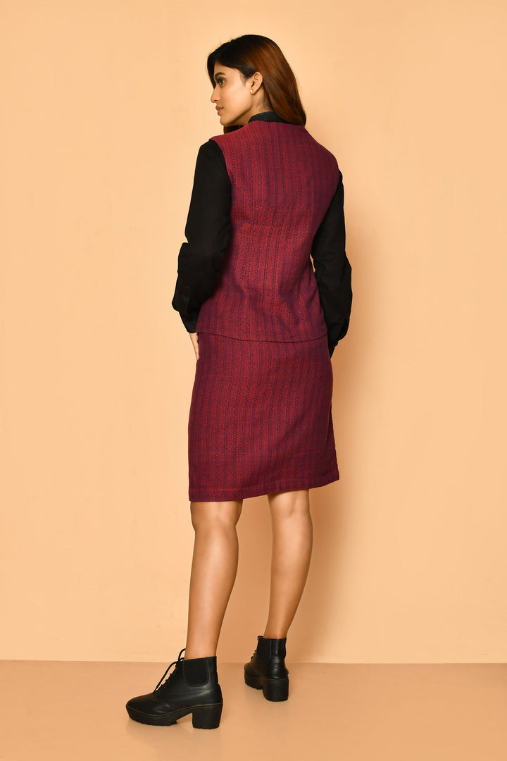 ZERESOUQ-Celina-Handloom-Cotton-Skirt-Set