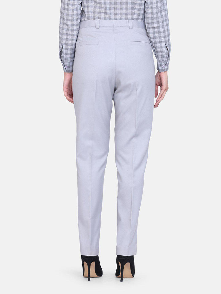 Cloud Grey Poly Cotton Trouser