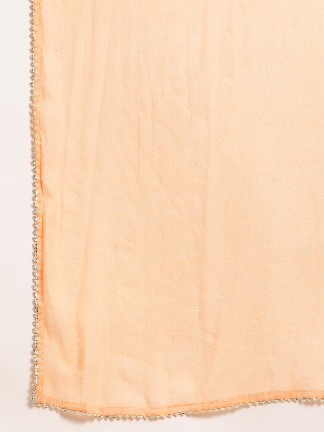 Coral Embroidered Kurta With Palazzos Dupatta