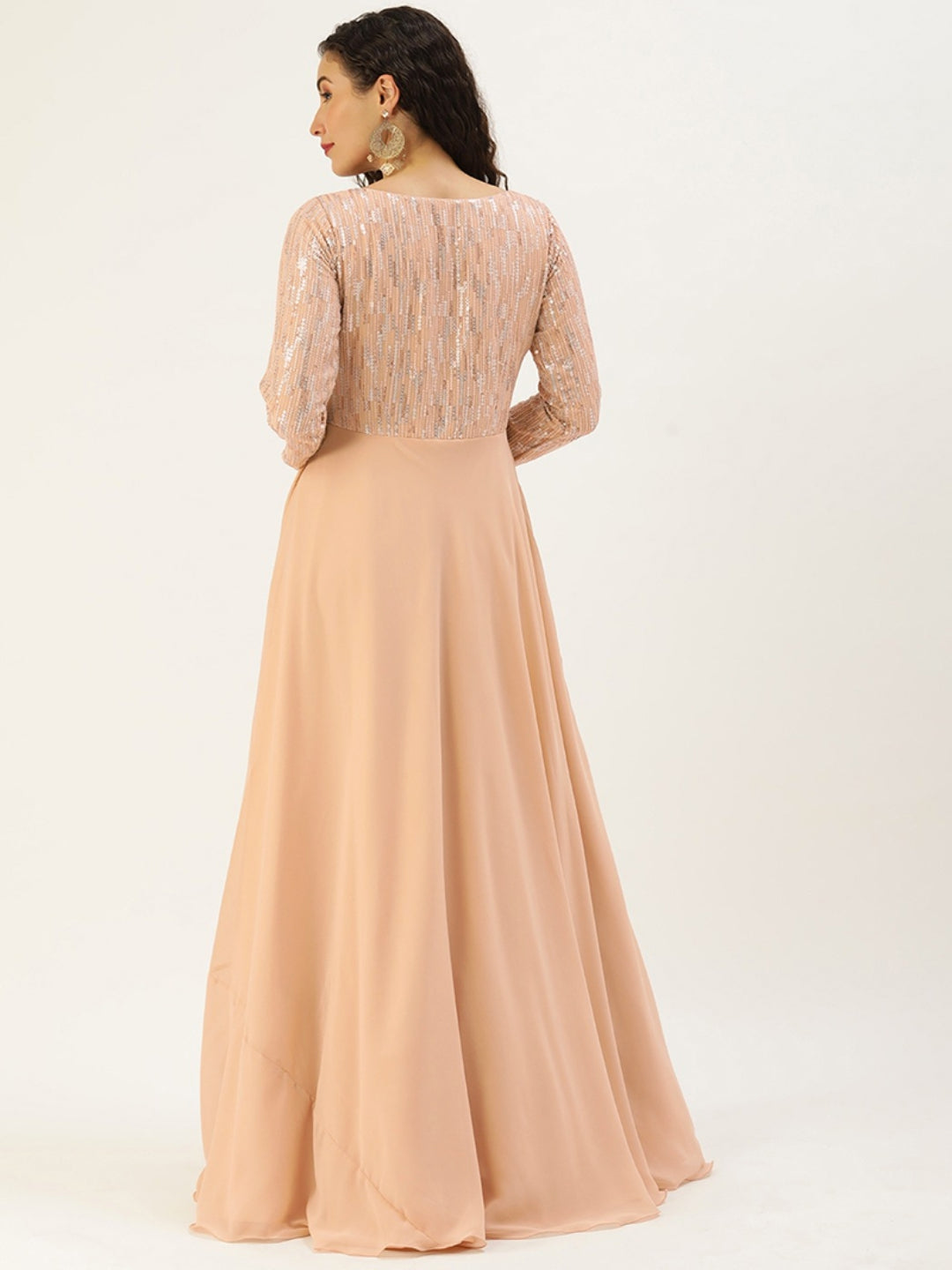 Dusty-Pale-Peach-Embroidered-Gown