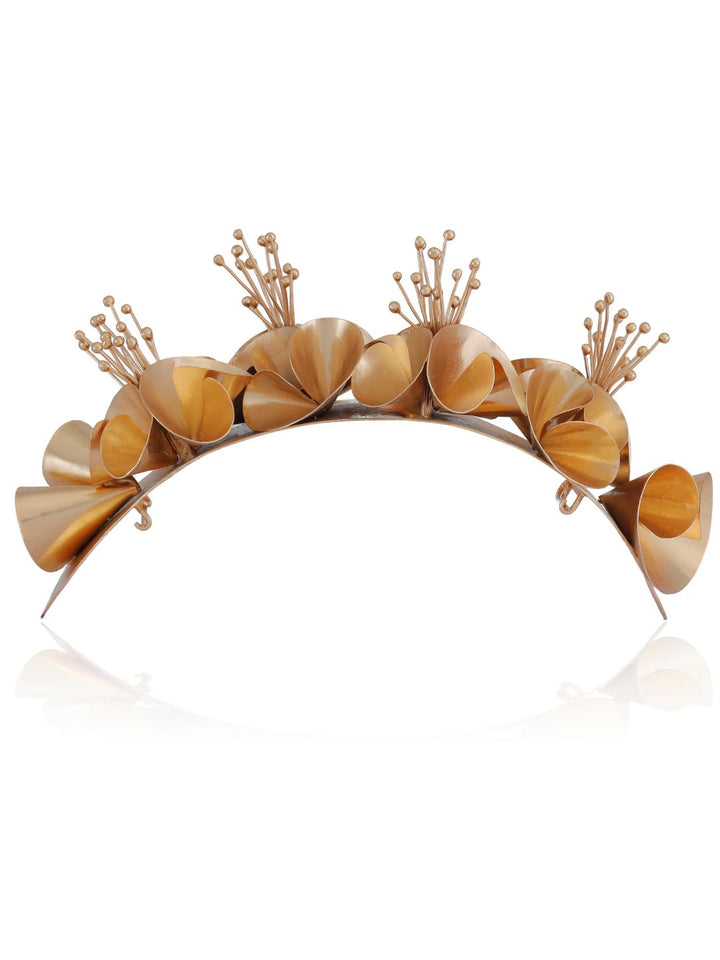 Euphony 20 KT Gold Plated Shoulder Brooch
