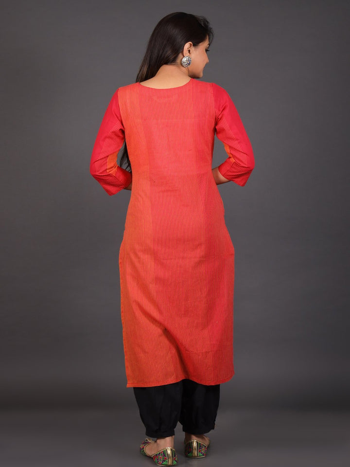 Flame Of The Forest Kurta