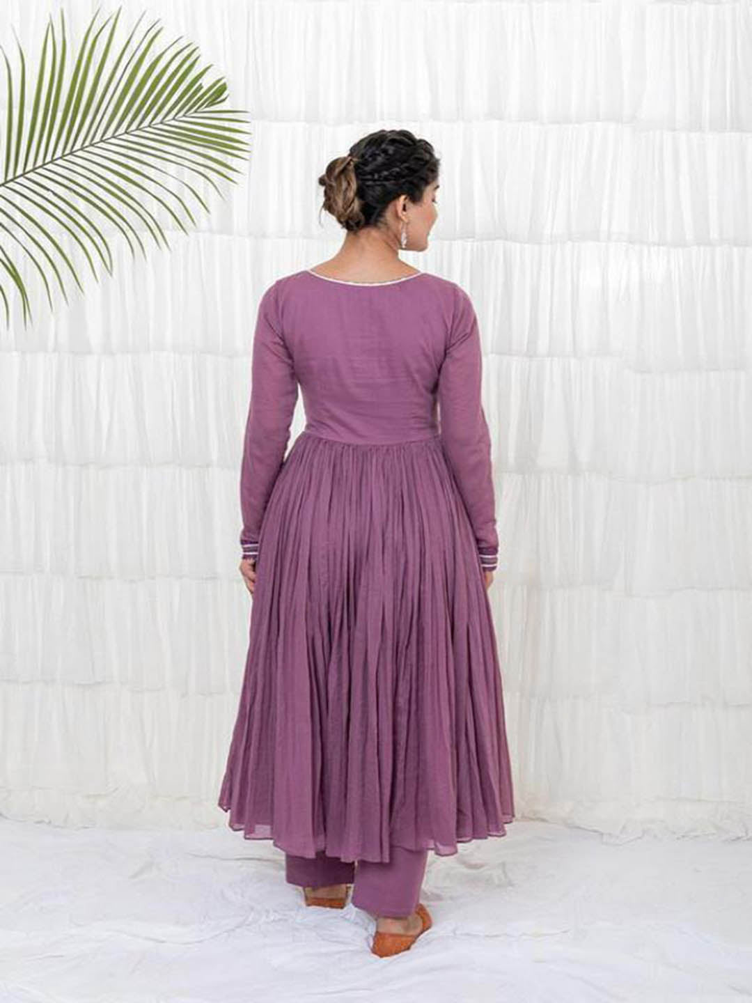 Grape-Wine-Anarkali-Kurta