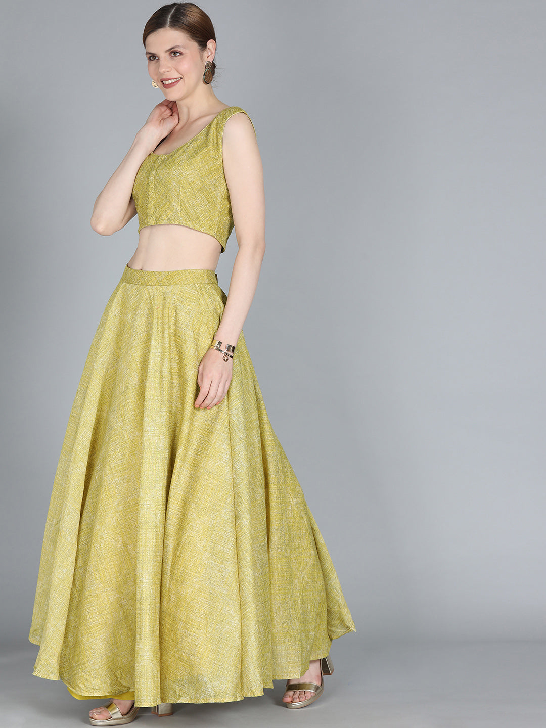 Green-Cape-Lehenga-Set