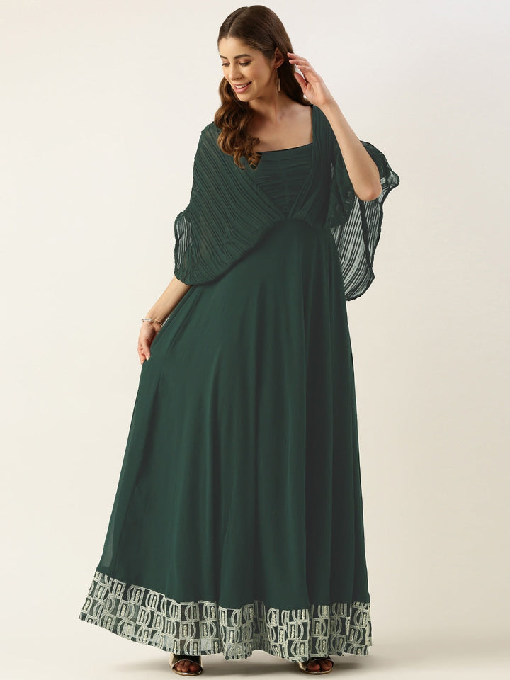 Green-Georgette-Embroidered-Gown