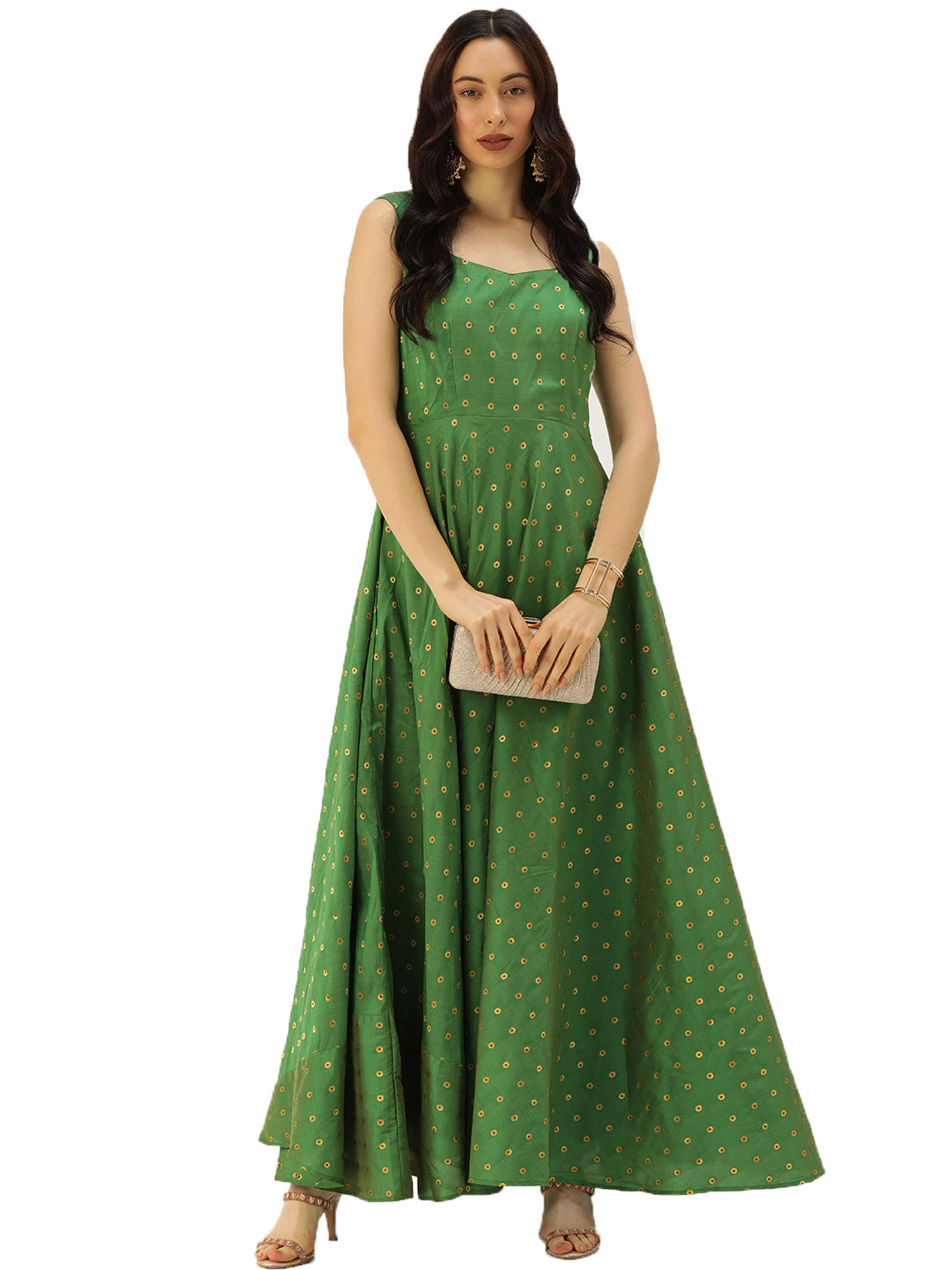 Green-Taffeta-Gown