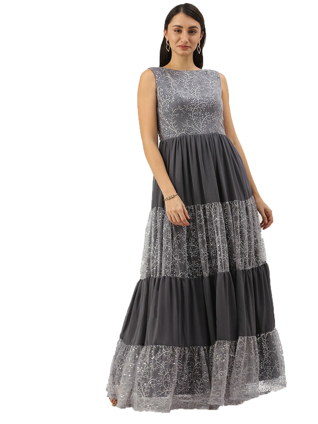 Grey-Embroidered-Net-Tiered-Gown