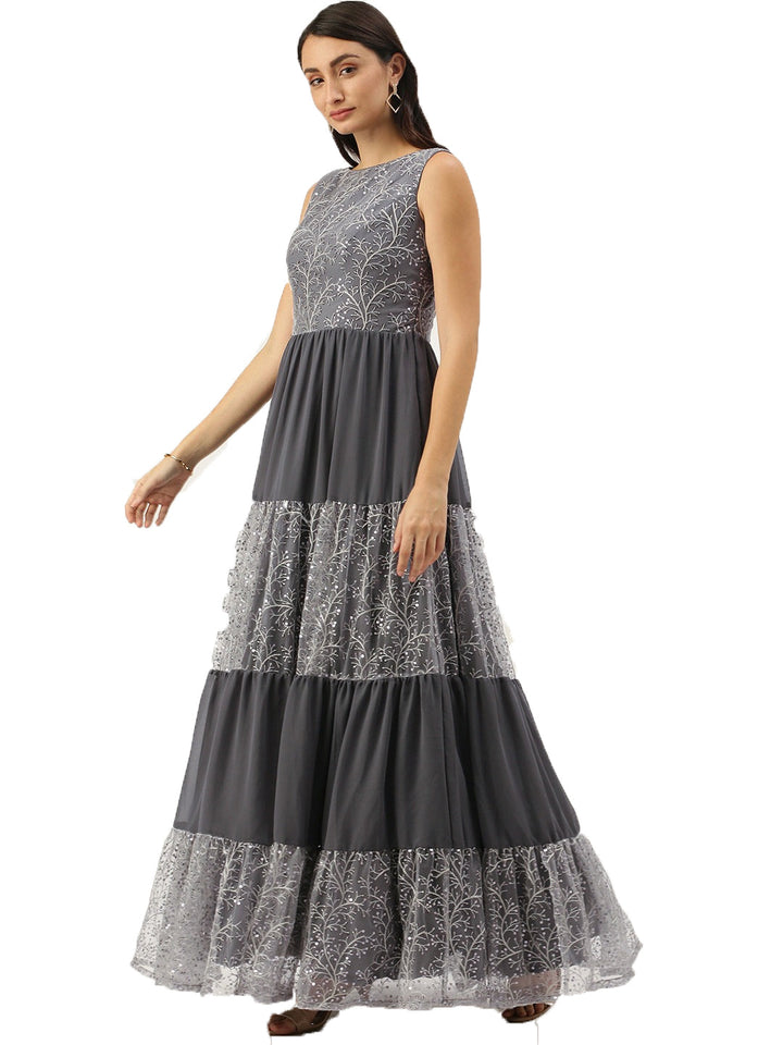 Grey-Embroidered-Net-Tiered-Gown