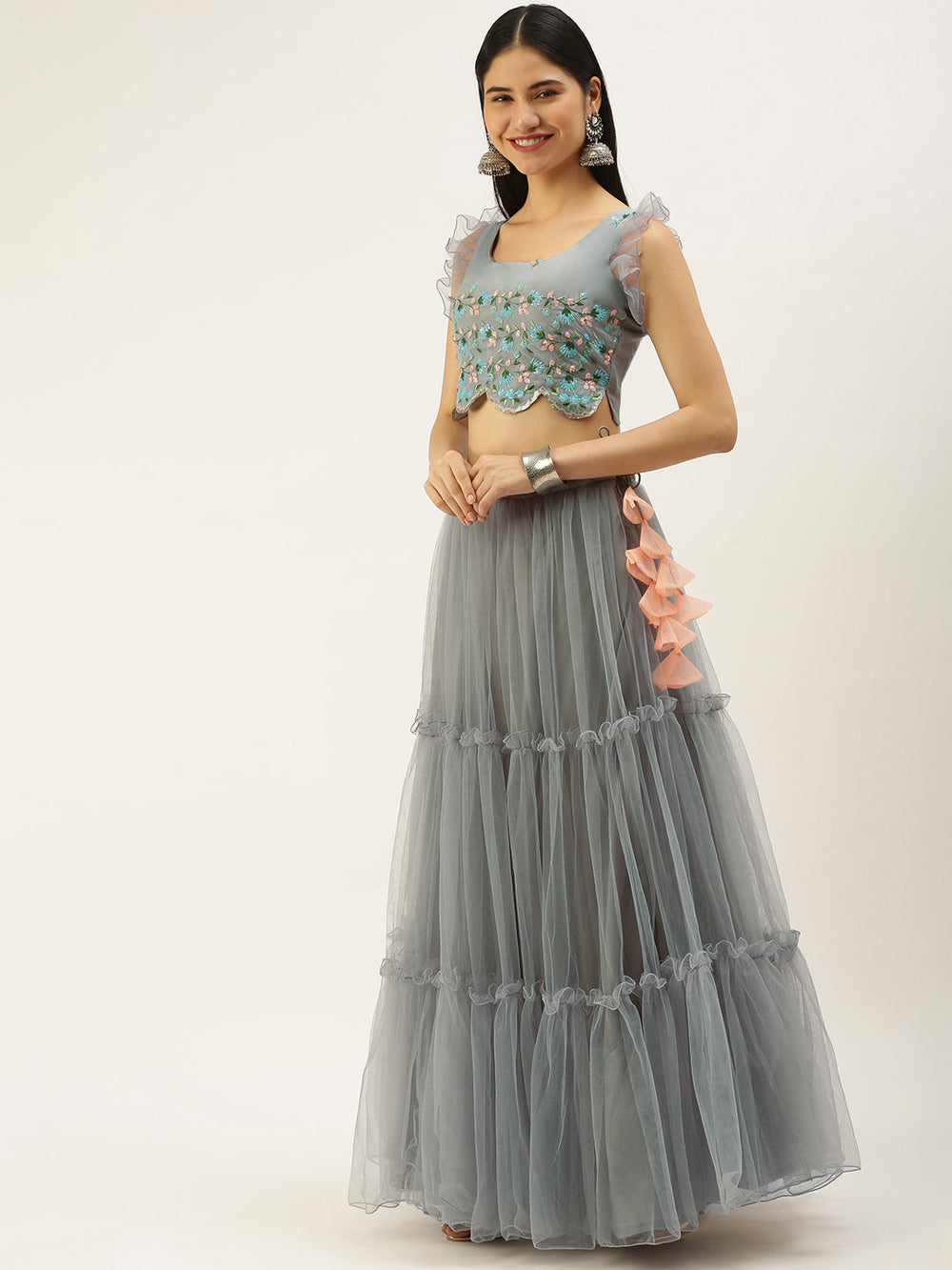 Grey-Embroidered-Organza-Lehenga-Set