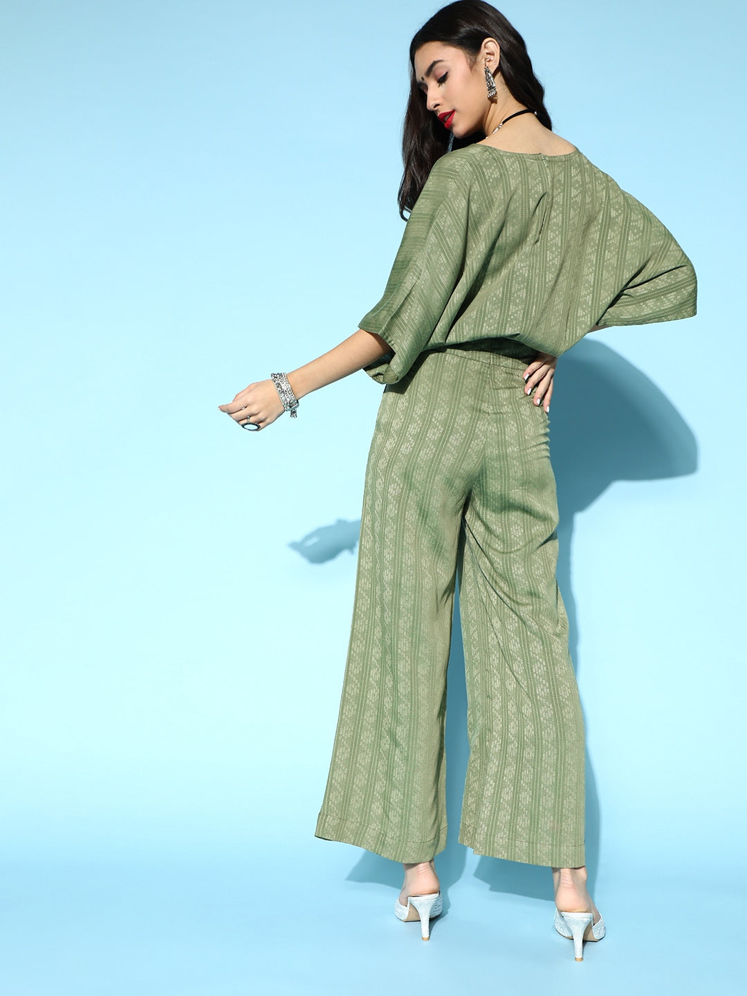 Green-Rayon-Self-Weave-Jumpsuit