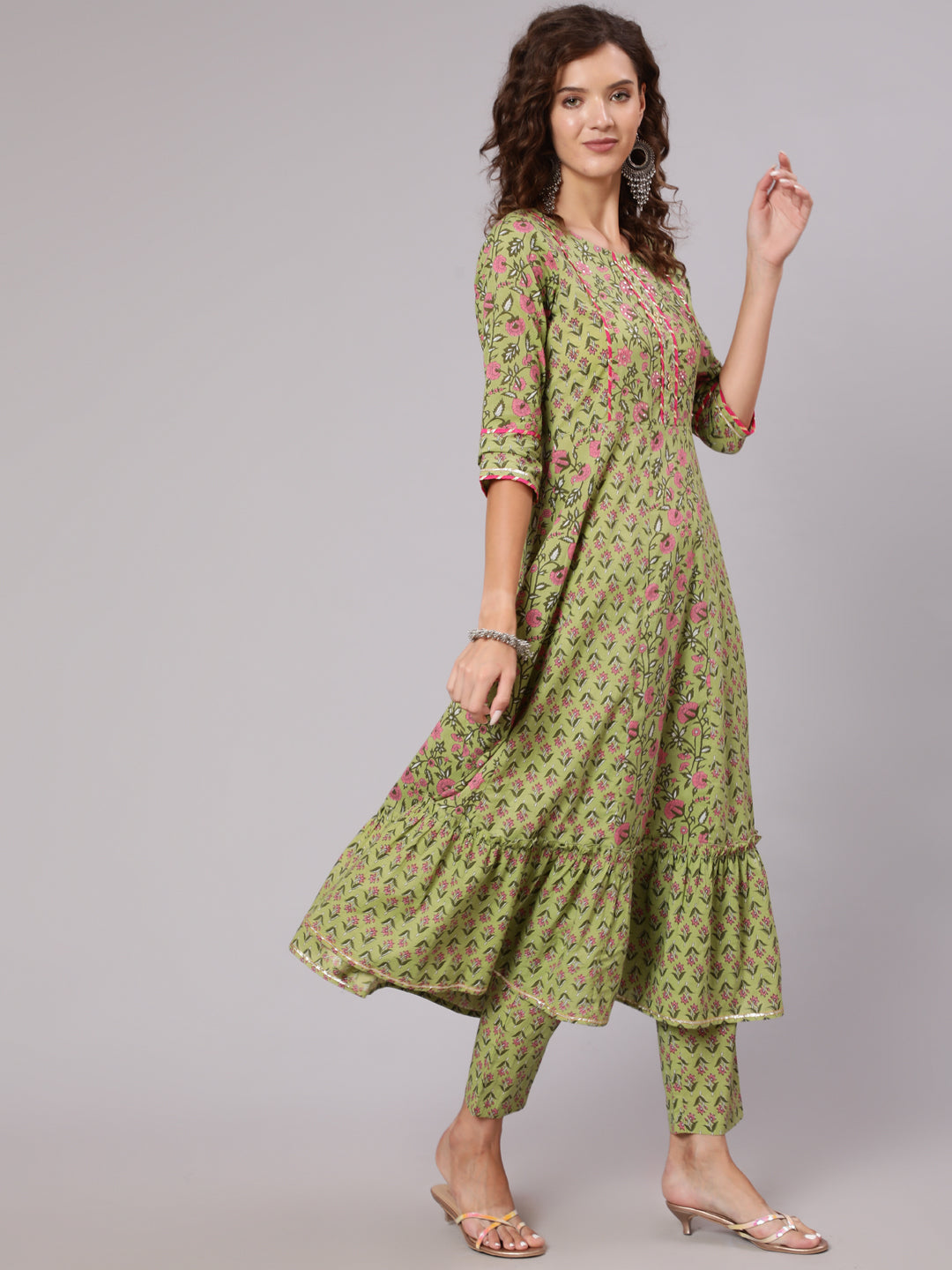 Green-Anarkali-Suit-Set-With-Tie-And-Dupatta.
