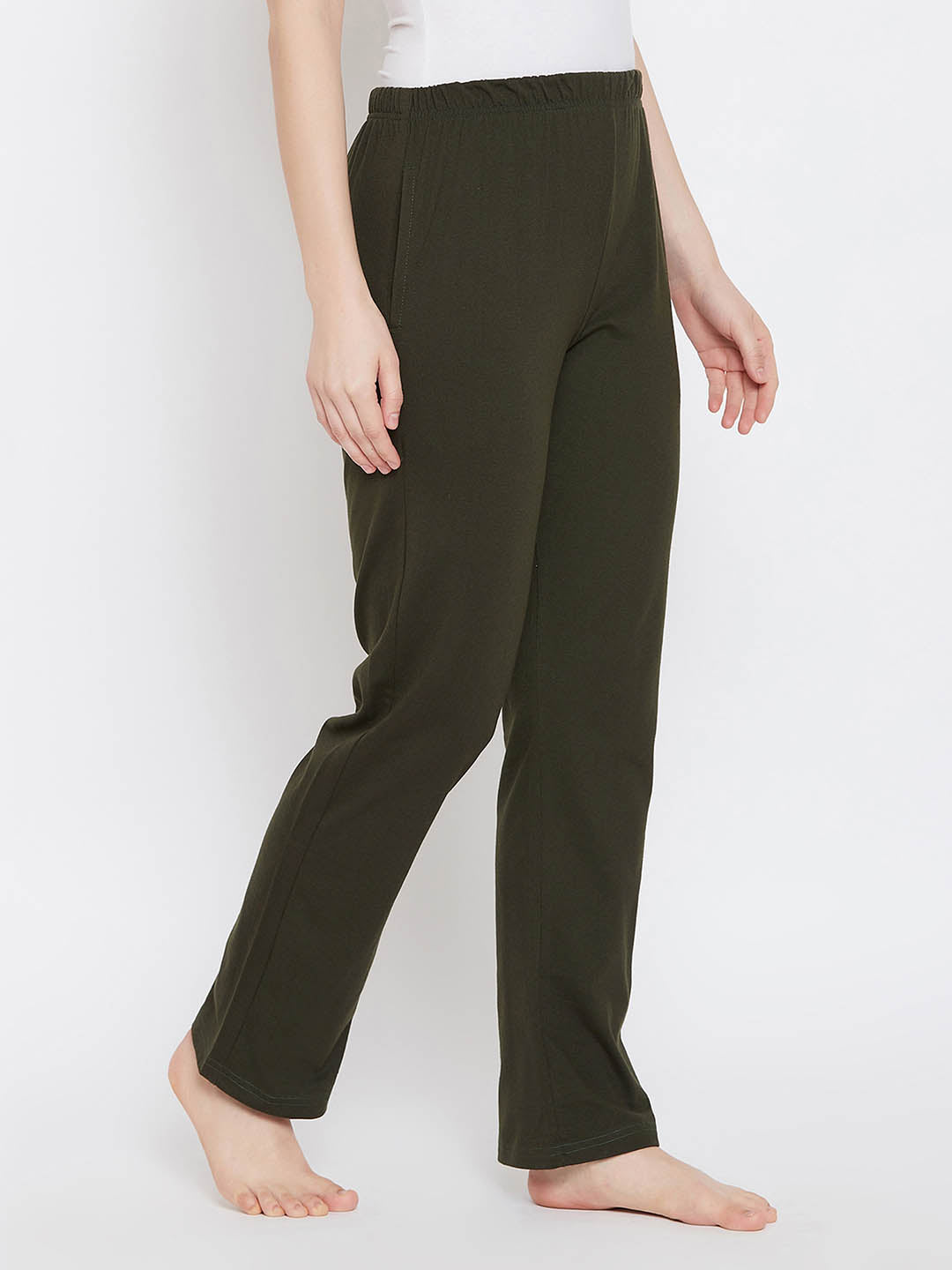 Chic Basic Pyjama In Olive Green