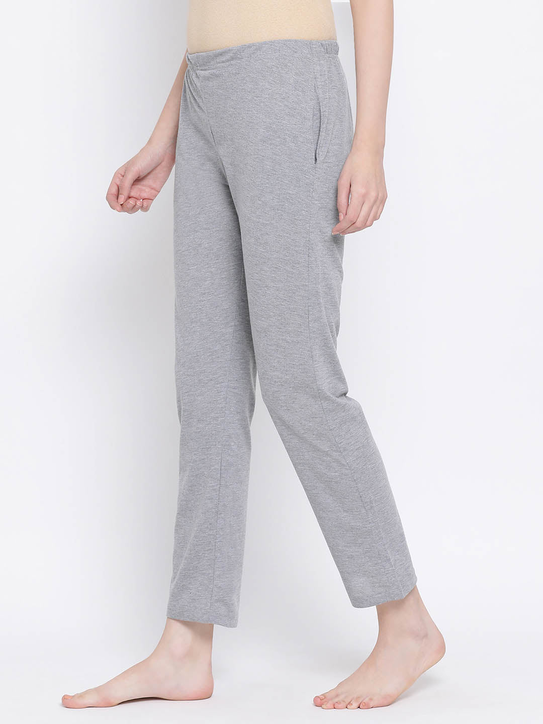 Pyjama With Elastic Waistband In Grey