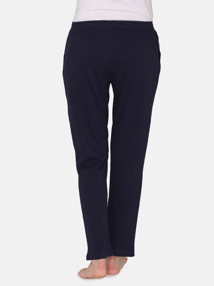 Pyjama With Elastic Waistband In Navy