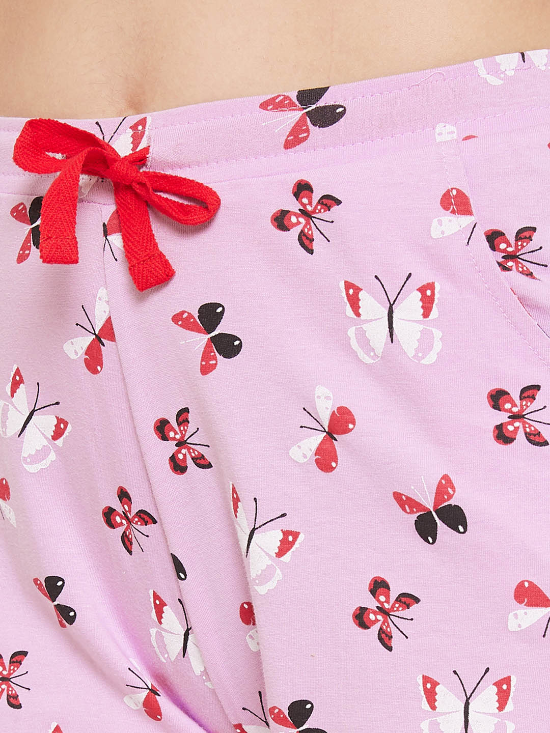 Lilac Butterfly Button Me Up Shirt & Pyjama