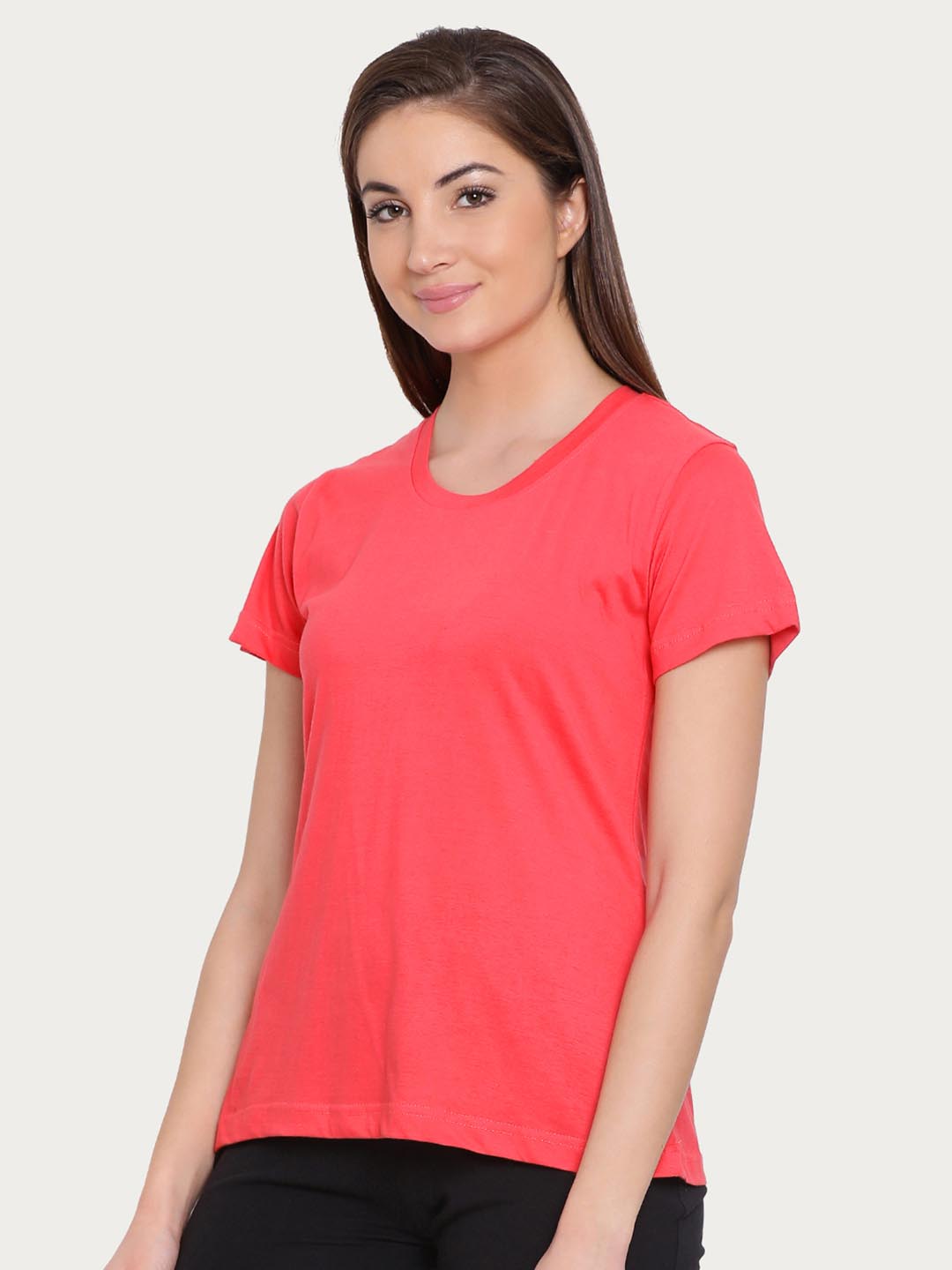 Solid Sleep T-Shirt In Red