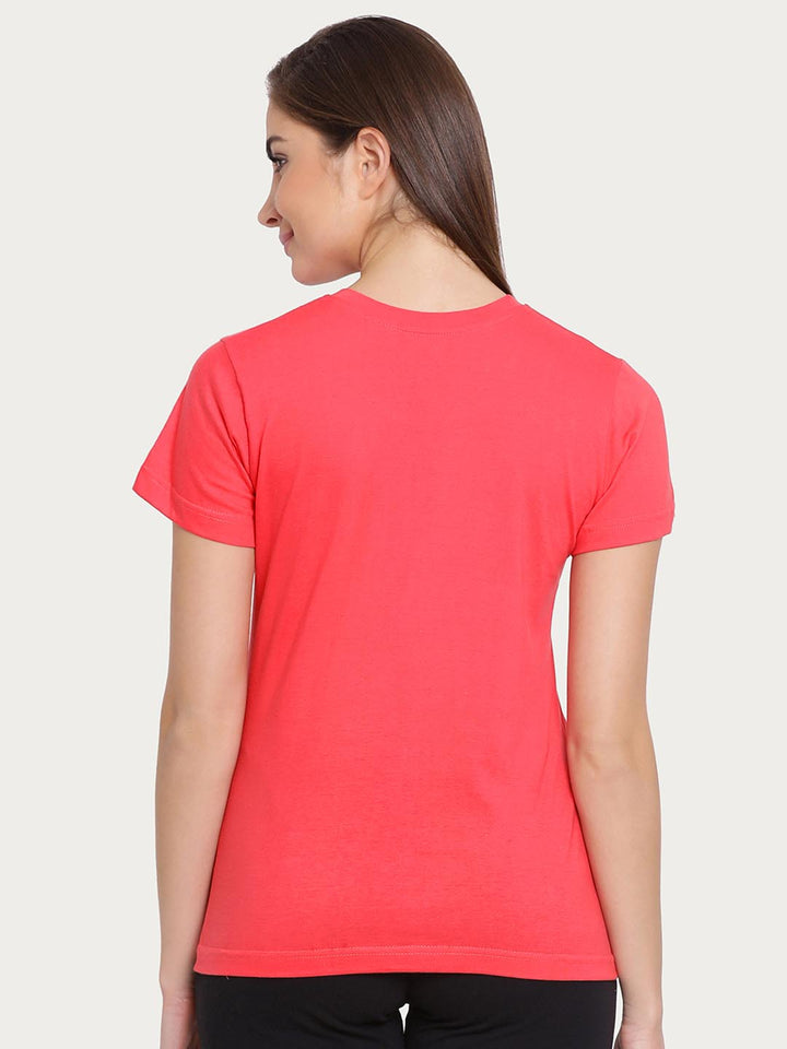 Solid Sleep T-Shirt In Red