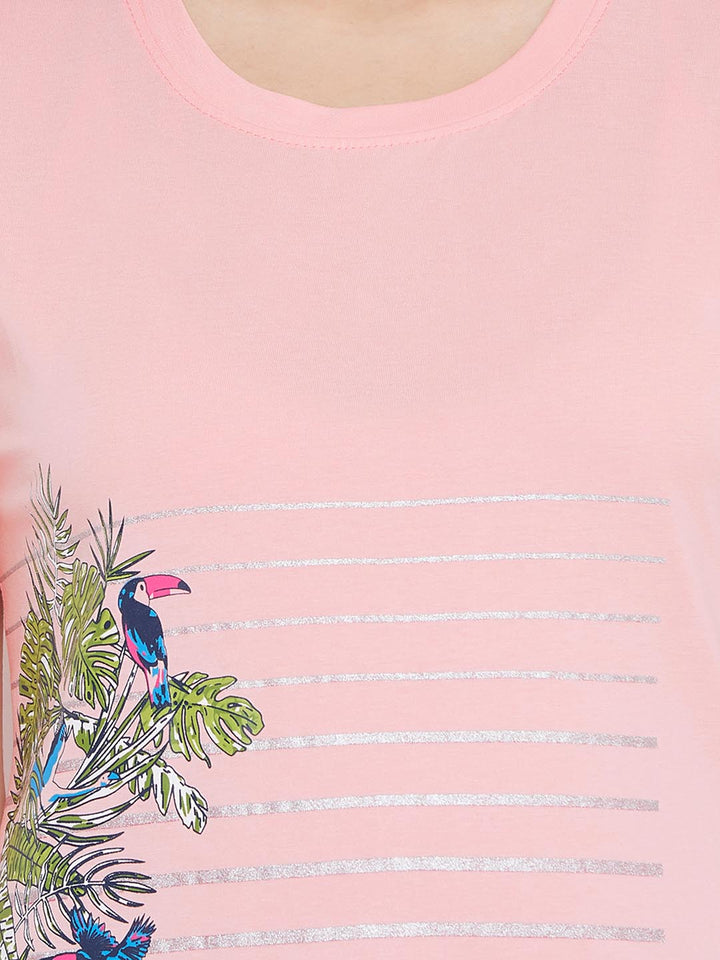 Wild At Heart Top In Light Pink