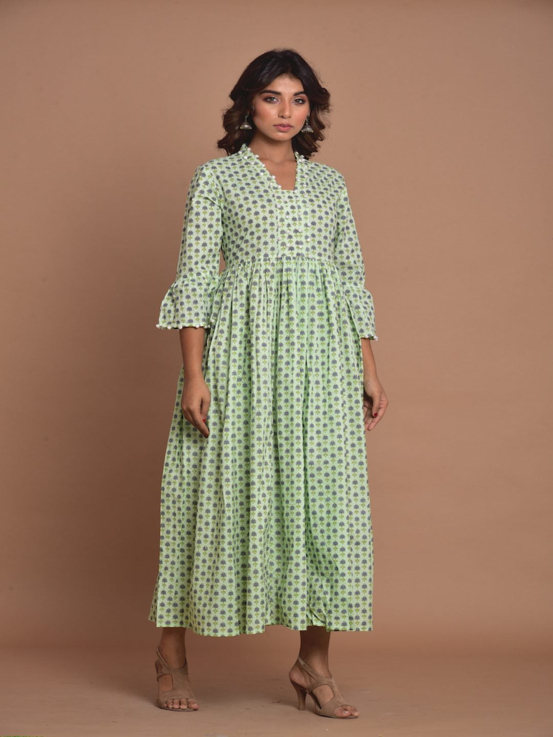 Light Green Midi Dress