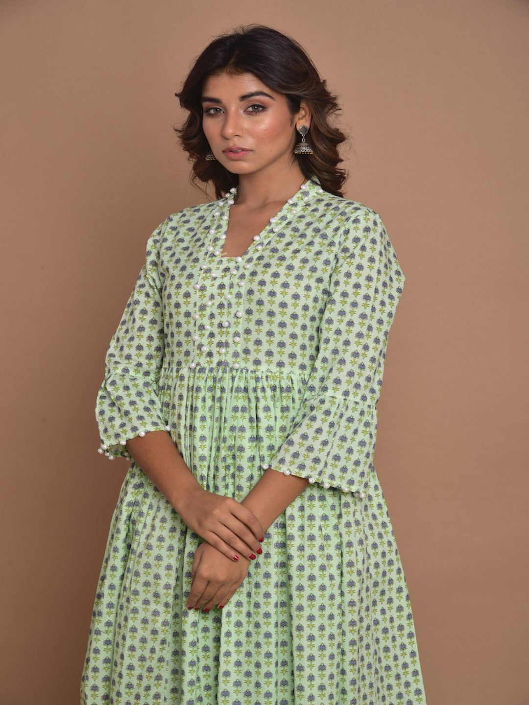 Light Green Midi Dress