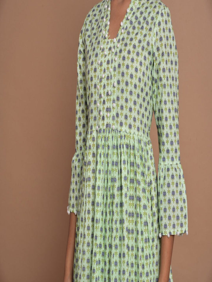 Light Green Midi Dress