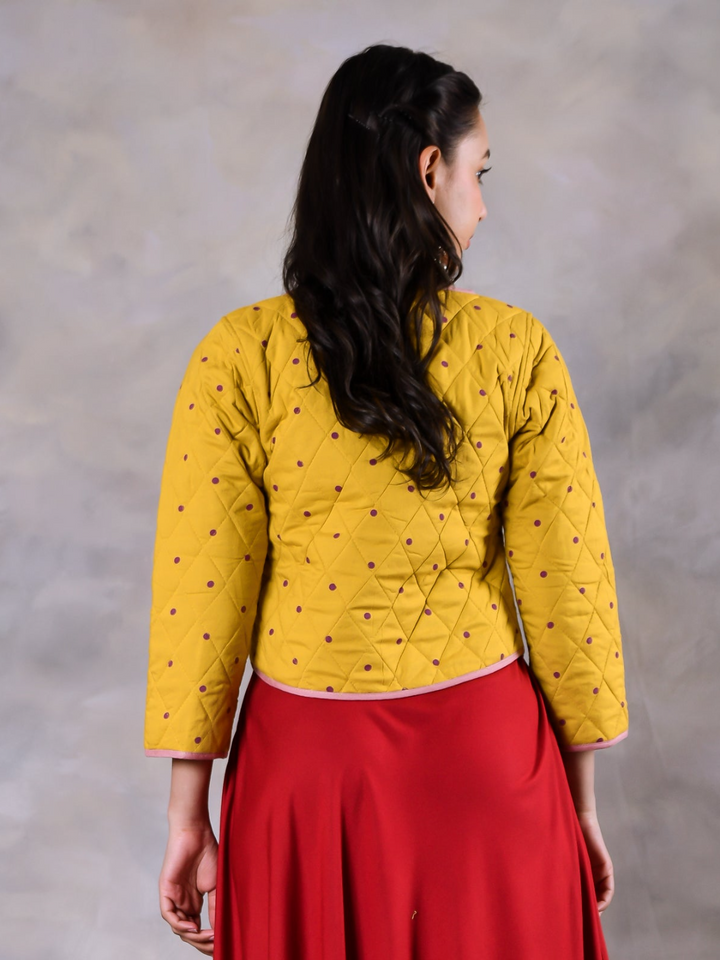 Mimosa Mustard Quilted Jacket