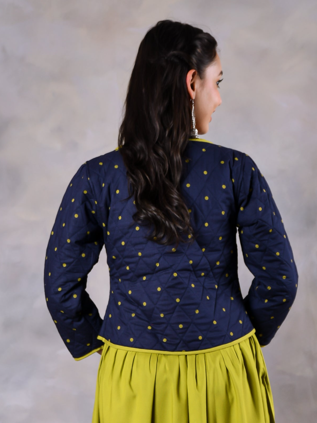 Mimosa Space Blue Quilted Jacket